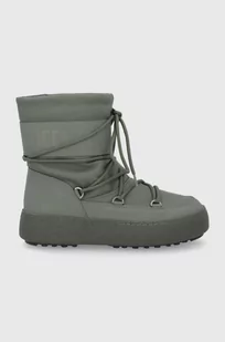 Moon Boot Śniegowce męskie kolor zielony - Buty zimowe męskie - miniaturka - grafika 1