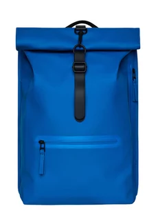 Plecak rowerowy Rains Rolltop Rucksack - waves - Plecaki - miniaturka - grafika 3