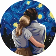Malowanie po numerach - Twoje Hobby Malowanie po numerach okrągłe - Wieczór pod... 40 - miniaturka - grafika 1