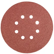 Materiały ścierne - Krążki ścierne 150 mm, K80, 5 szt,, z 8 otworami GRAPHITE - miniaturka - grafika 1