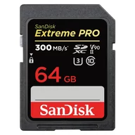 Karty pamięci - SANDISK Extreme PRO, SDXC, 64 GB - miniaturka - grafika 1