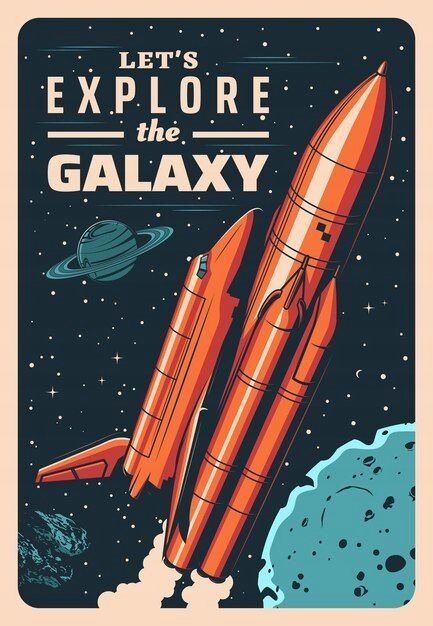 PUZZLE Kosmos Planety Galaxy Retro Vintage + IMIĘ Pudełko 120 el.