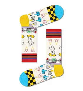 Happy Socks Sunny Sketch Sock, kolorowe i zabawne, Skarpety dla kobiet i mężczyzn, Biały-Żółty-Niebieski-Czerwony (41-46) - Skarpetki męskie - miniaturka - grafika 1