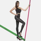 Legginsy - Legginsy damskie czarne Bas Bleu - miniaturka - grafika 1