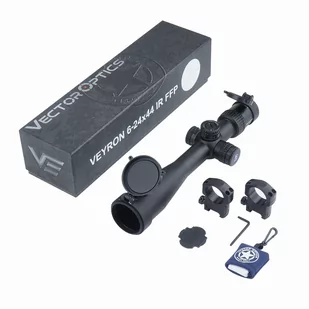 Vector Optics - Luneta celownicza Veyron 6-24x44 - Podświetlany punkt celowniczy - 30 mm - First Focal Plane - SCFF-37 - Lunety i akcesoria Vector Optics - Luneta celownicza Veyron 6-24x44 - Podświetlany punkt celowniczy - 30 mm - First Focal Plane - SCFF-37 - Lunety i akcesoria - miniaturka - grafika 3