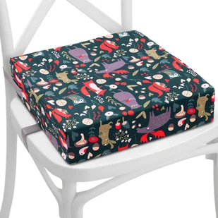 Fotel podwyższający Krzesło dziecięce 33x33x8 cm - Poduszka siedziska Poduszka na krzesło dziecięce Fotelik dziecięcy Poduszka podwyższająca Poduszk.. - Akcesoria do fotelików - miniaturka - grafika 1