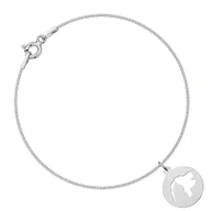 Bransoletki - MYNESS Bransoletka z pieskiem i kotkiem /1833/ - miniaturka - grafika 1