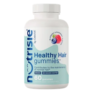 OstroVit Healthy Hair Koala Gummies, smak jagodowo-malinowy, 60 sztuk - Włosy, skóra, paznokcie - miniaturka - grafika 1