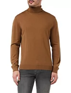 Bluzy męskie - United Colors of Benetton Bluza męska, Brązowy 6e9, S - miniaturka - grafika 1