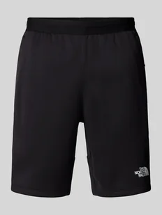 Szorty z dzianiny dresowej z nadrukiem z logo - Spodnie sportowe męskie - miniaturka - grafika 1