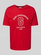 Koszulki męskie - T-shirt z nadrukiem z logo - miniaturka - grafika 1
