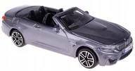 Samochody i pojazdy dla dzieci - BMW M4 CABRIO MODEL METAL BBURAGO 1:43 GRAFITOWY #42 - miniaturka - grafika 1