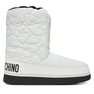 Śniegowce damskie - Śniegowce LOVE MOSCHINO JA24202G1NISE10A Biały - miniaturka - grafika 1