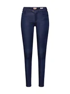 Spodnie damskie - ONLY Jeansy damskie slim, Ciemnoniebieski denim, 28W / 30L - miniaturka - grafika 1