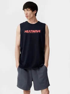 Koszulka Męska 4F Bez Rękawów T-Shirt Bawełna M - Koszulki męskie - miniaturka - grafika 1