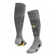 Skarpetki męskie - Skarpetki piłkarskie uniseks Under Armour UA Magnetico Pocket 1pk Otc - szare - miniaturka - grafika 1