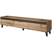 Szafki RTV - Szafka RTV NORD 185cm dąb wotan/antracyt - miniaturka - grafika 1