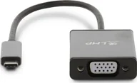 Adaptery i przejściówki - Adapter USB LMP 15932 USB-C - VGA Szary LMP-USBC-VGA-SG - miniaturka - grafika 1