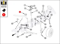 Układ zawieszenia - akcesoria - Poduszka stabilizatora TEDGUM 00261962 51306SR3000 00261962 - miniaturka - grafika 1