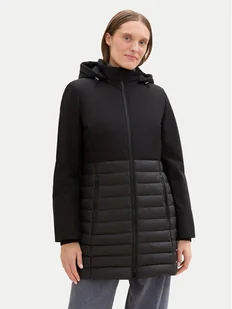 Tom Tailor Parka 1041491 Czarny Regular Fit - Kurtki damskie - miniaturka - grafika 1