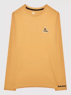 Bluzy dla chłopców - Timberland Bluzka T25S75 M Żółty Regular Fit - grafika 1