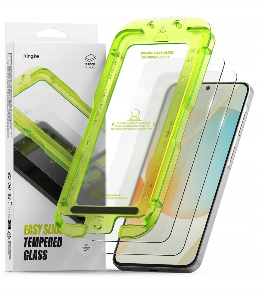 Ringke SZKŁO HARTOWANE RINGKE EASY SLIDE 2-PACK GALAXY A57 5G CLEAR