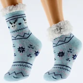Skarpetki dla dzieci - Skarpetki Dziecięce Grube Antypoślizgowe 32-35 Zimowe Bezpieczne - miniaturka - grafika 1