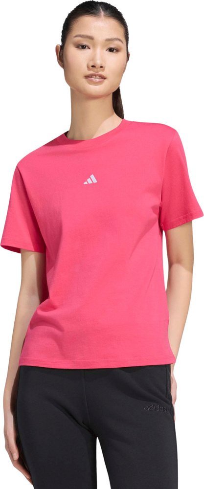 Adidas Koszulka damska adidas Essentials Small Logo różowa KF8395 L