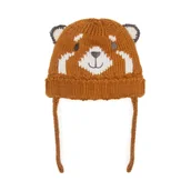 Czapki dla dzieci - Czapka Acccessories 1K3-013-AW21 Brązowy - miniaturka - grafika 1