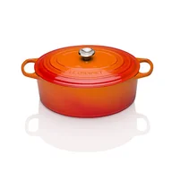 Brytfanny - Le Creuset Signature brytfanna, odporna na zarysowania, owalna 21178400902430 - miniaturka - grafika 1