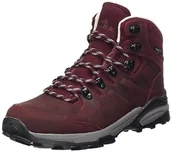 Buty trekkingowe damskie - Jack Wolfskin Damskie buty trekkingowe Refugio Prime Texapore MID W, Dark Maroon, 41 EU, Dark Maroon, 41 EU - miniaturka - grafika 1
