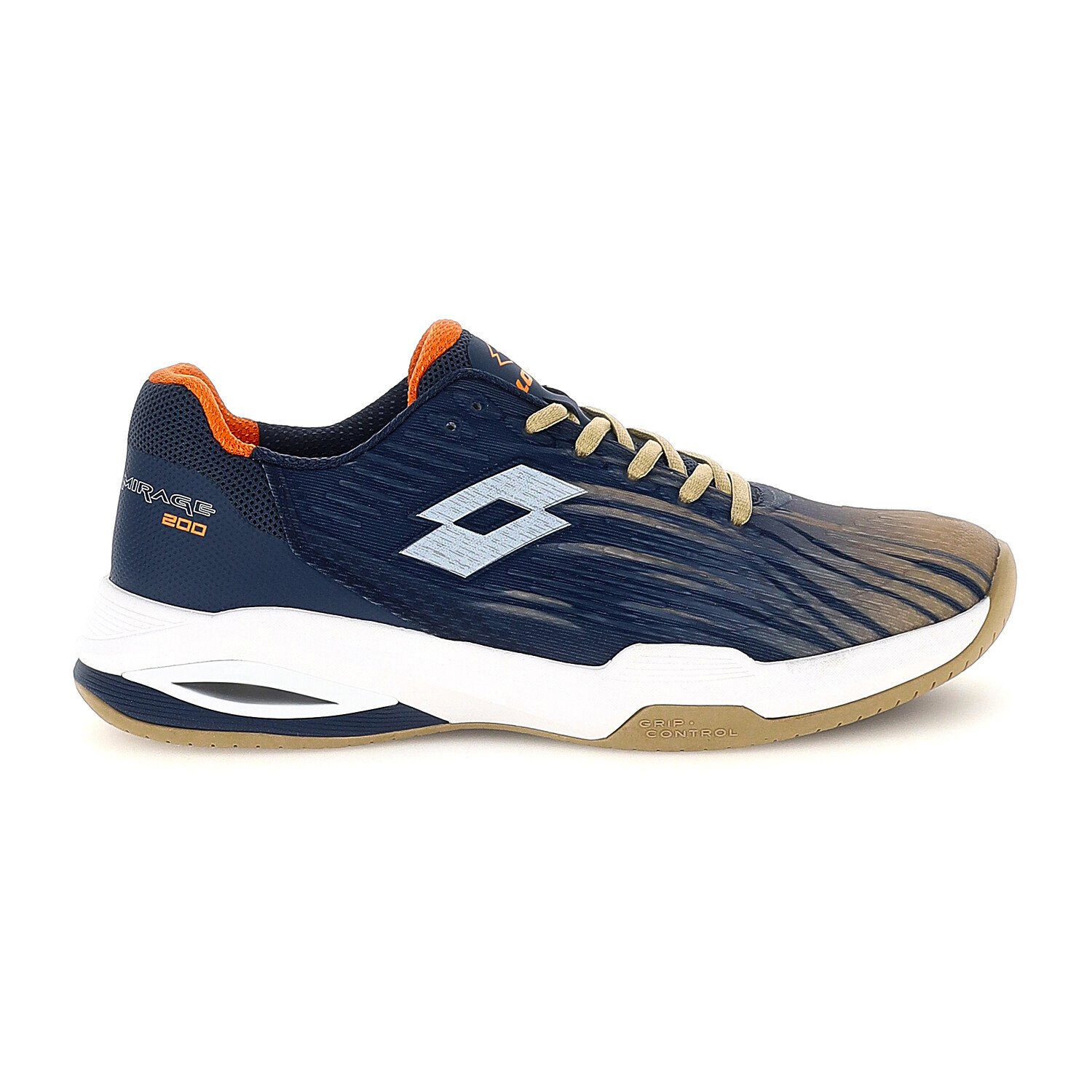 Męskie buty tenisowe Lotto Mirage 200 II Prt Clay Indigo Blue/All White/Irish Beige EUR 45,5