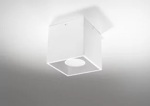 Sollux Lighting Plafon QUAD 1 biały - Lampy sufitowe - miniaturka - grafika 1