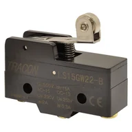 Wyłączniki światła i elektryczne - Tracon Electric Łącznik krańcowy z dźwignią sprężynową i rolką LS15GW22-B LS15GW22-B - miniaturka - grafika 1