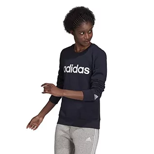 Swetry damskie - adidas Bluza damska-H10141, sweter, Legink, biała, M - grafika 1