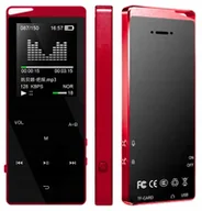 Odtwarzacze MP3 - Odtwarzacz MP4 X03 16GB bluetooth głośnik MP3 czerwony - miniaturka - grafika 1