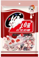 Kuchnie świata - Cukierki mleczne o smaku czerwonej fasoli Red Bean 200g - White Rabbit - miniaturka - grafika 1