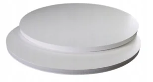 PODKŁAD POD TORT BIAŁY 50 cm OKRĄGŁY GRUBY DO STYLU ANGIELSKIEGO - Dodatki do ciast w proszku - miniaturka - grafika 1