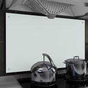 Akcesoria i części AGD - vidaXL Panel ochronny do kuchni, biały, 100x60 cm, szkło hartowane - miniaturka - grafika 1