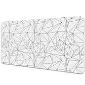 Podkładki na biurko - Ochronna mata na biurko Proste trójkąty 90x45 cm - miniaturka - grafika 1