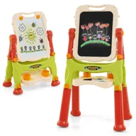 Tablice dla dzieci - Dwustronna tablica dla dzieci Tablica kredowa z regulacją wysokości - miniaturka - grafika 1