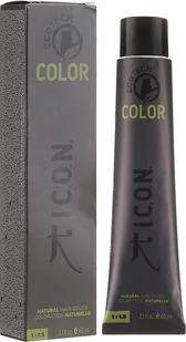 Farba kremowa z utleniaczem Icon Ecotech Color Metallics Brushed Nickel 60 ml (8436533673152) - Farby do włosów i szampony koloryzujące - miniaturka - grafika 1