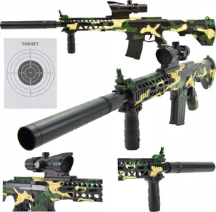 Skleplolki Moro Wielki Karabin Maszynowy Na Kulki Asg Laser - Zabawki militarne - miniaturka - grafika 1