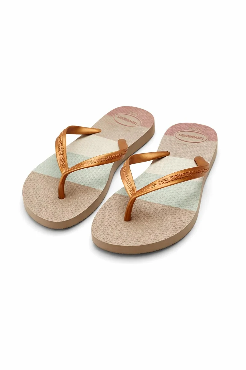 HAVAIANAS KLAPKI DAMSKIE JAPONKI WIELOKOLOROWE PASKI NA LATO 33-34 6_A