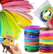 Filamenty i akcesoria do drukarek 3D - FILAMENT WKŁAD DO DŁUGOPISU MAGICZNEGO DRUKARKI 3D PLA 100m METRÓW MIX 1,75MM WIELOKOLOR - miniaturka - grafika 1