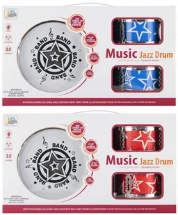 MEGA CREATIVE Perkusja 34x20x13 - Instrumenty muzyczne dla dzieci - miniaturka - grafika 1