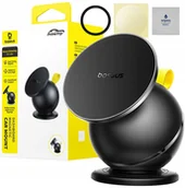 Uchwyty samochodowe do telefonów - Uchwyt magnetyczny Baseus PrimeTrip VC1 Air na deskę rozdzielczą kompatybilny z MagSafe - czarny - miniaturka - grafika 1