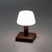 Lampy ogrodowe - Konstsmide Lampa stołowa LED Monaco zewnętrzna, rdzawobrązowa - miniaturka - grafika 1