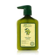 Odżywki do włosów - Farouk Olive Organics Hair&Body Nawilżająca odżywka do włosów i skóry 340 ml - miniaturka - grafika 1