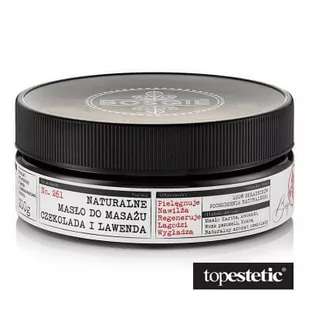 Bosqie Bosqie Natural Body Butter No.261 Naturalne masło do masażu - czekolada i lawenda 200 g - Olejki i świece do masażu - miniaturka - grafika 1